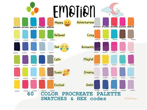 Emotional color palettes