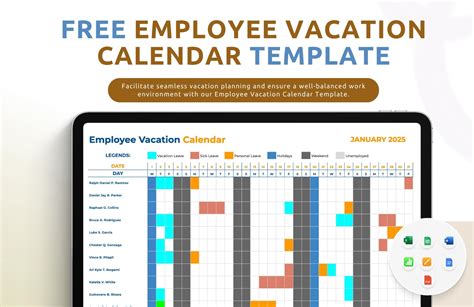 Employee vacation calendar best practices