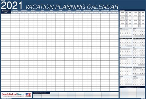 Employee vacation calendar conclusion