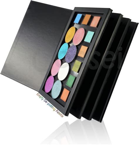 Empty Magnetic Eyeshadow Palette with Bold Brights