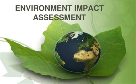 Description of Environmental Impact