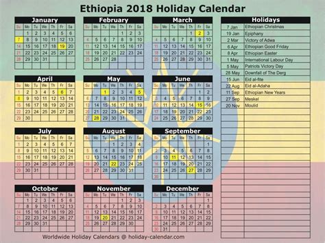 Ethiopian Calendar Holidays and Celebrations