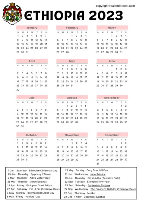 Ethiopian Calendar Structure and Organization