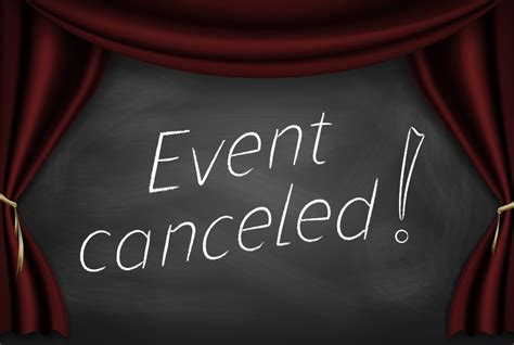 Event Cancelation Reasons