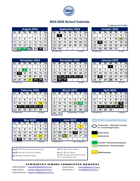 Everett School Calendar