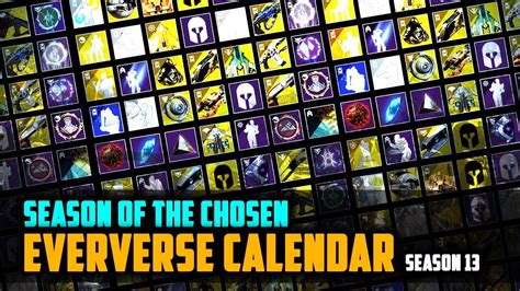 Eververse Calendar Seasons