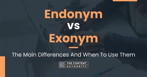 Exonym