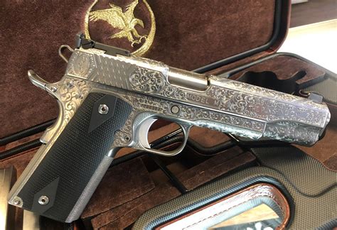 A stunning pistol with gold inlay