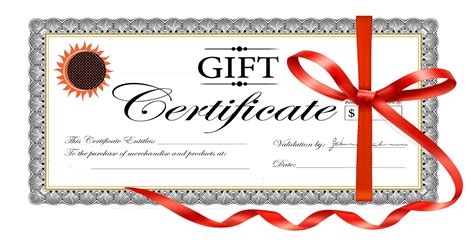 Experience Gift Certificates