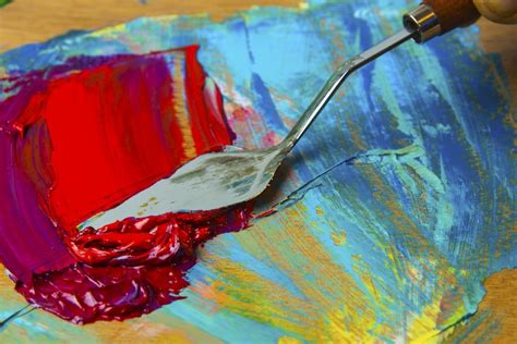 Expressive Abstract Palette Knife Painting 1