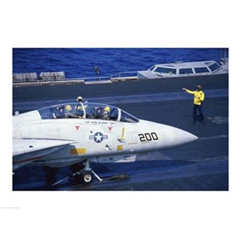 F-14 Tomcat on the flight deck