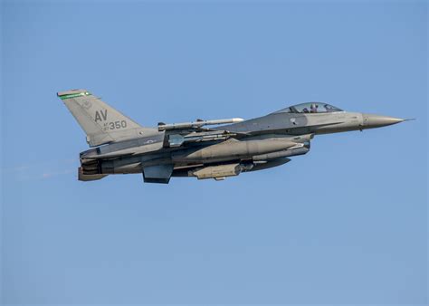 F-16 Fighting Falcon of the 555th Fighter Squadron