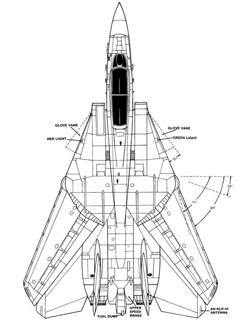 F14 Tomcat model diagram