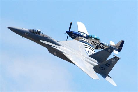 F-15 Demo Team performing high-speed pass