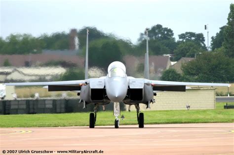 F-15 Demo Team finishing off with a climb and loop