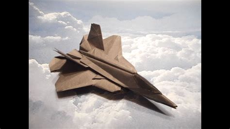 F22 paper airplane design 1