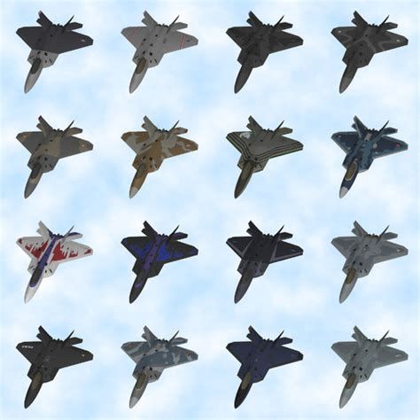 F-22 Raptor skins