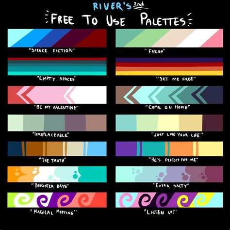 F2U Color Palette Designs