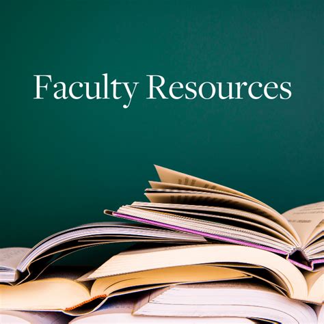 Faculty and Staff Resources