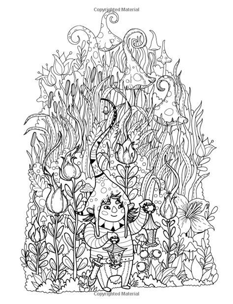 Fairy river coloring page