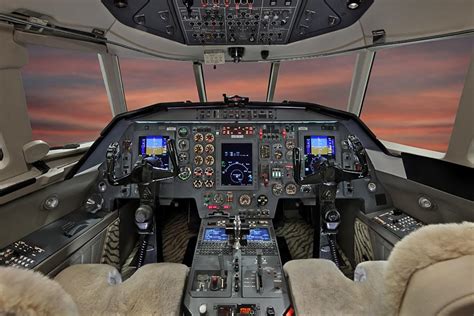 Falcon 20 Jet Cockpit