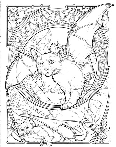 Fantasy Creature Coloring Pages