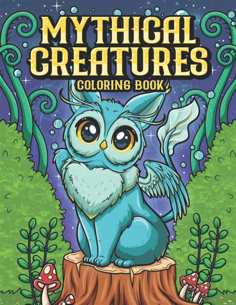 Fantasy Creatures Coloring Book