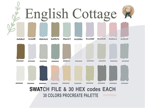 Farmhouse Cottage Color Palette