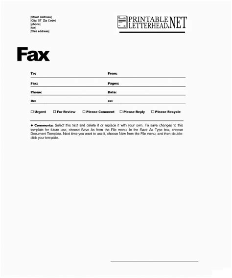 Fax Cover Letter Best Practices