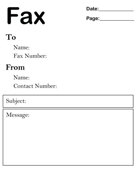 Fax Cover Sheets Best Practices