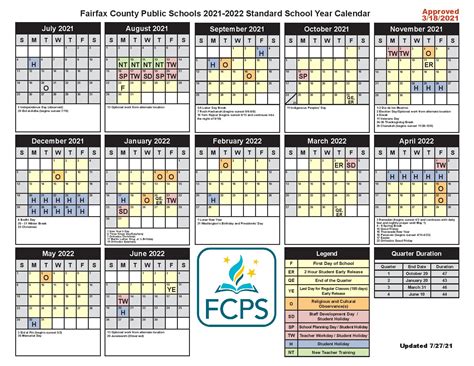 FCPS School Calendar Image 9