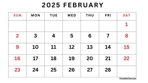 February 2025 calendar app