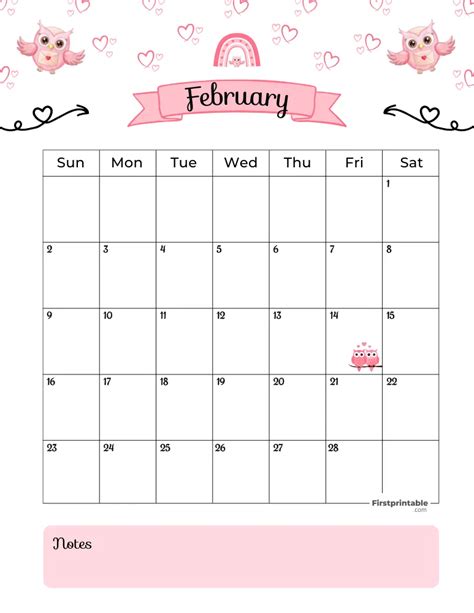 February 2025 calendar ideas