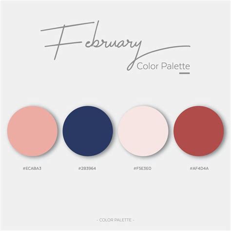 February Color Combinations