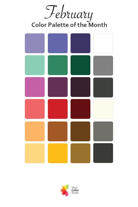 February Color Palette Inspiration