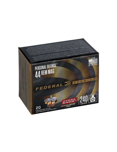 Federal Personal Defense 44 Magnum 240-Grain JHP