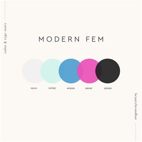 Feminine color palette 3