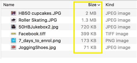 Description of File Size