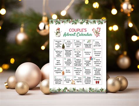 Fillable Advent Calendars for Couples