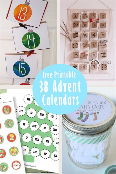 Fillable Advent Calendars for Seniors