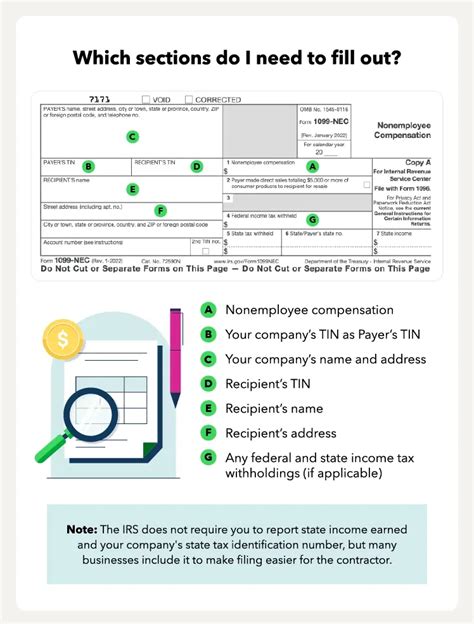 Filling Out the 1099 Form