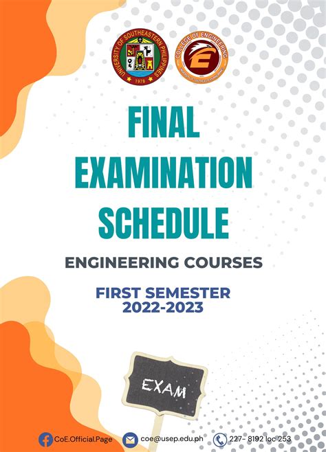 Final Exam Schedules