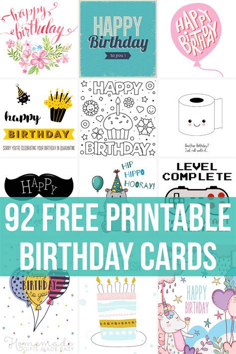 Final Thoughts on Free Printable Birthday Cards