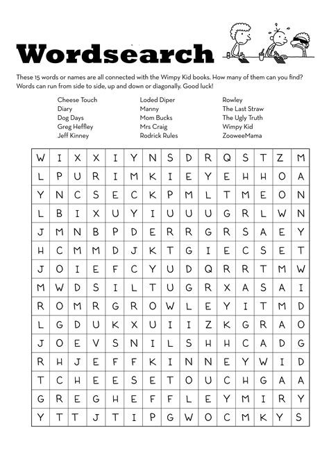 Find A Word Printable Sheets for Kids