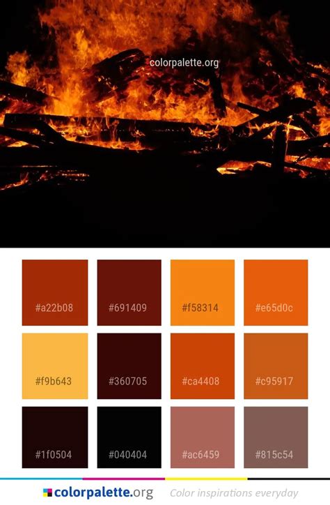 Fire Color Palette 7