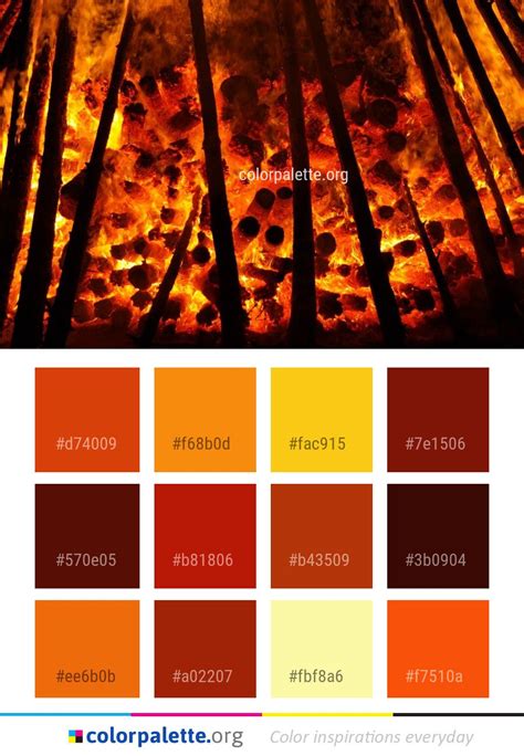 Fire Color Palette 9