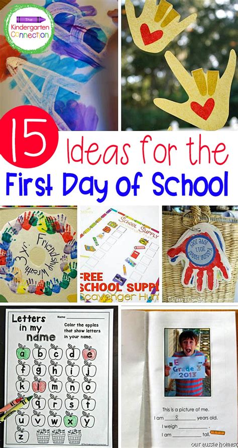 First day of school ideas