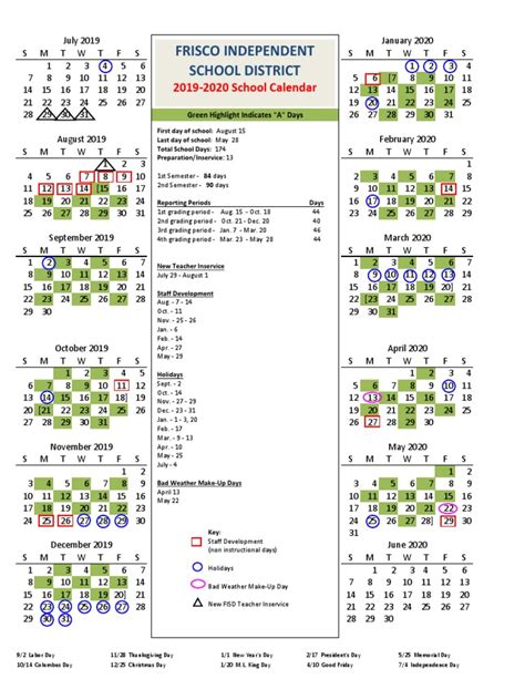 Fisd Calendar Image 1