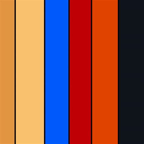 Five Nights at Freddy's iconic color palette