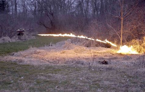 Flamethrower Drones Industrial Applications